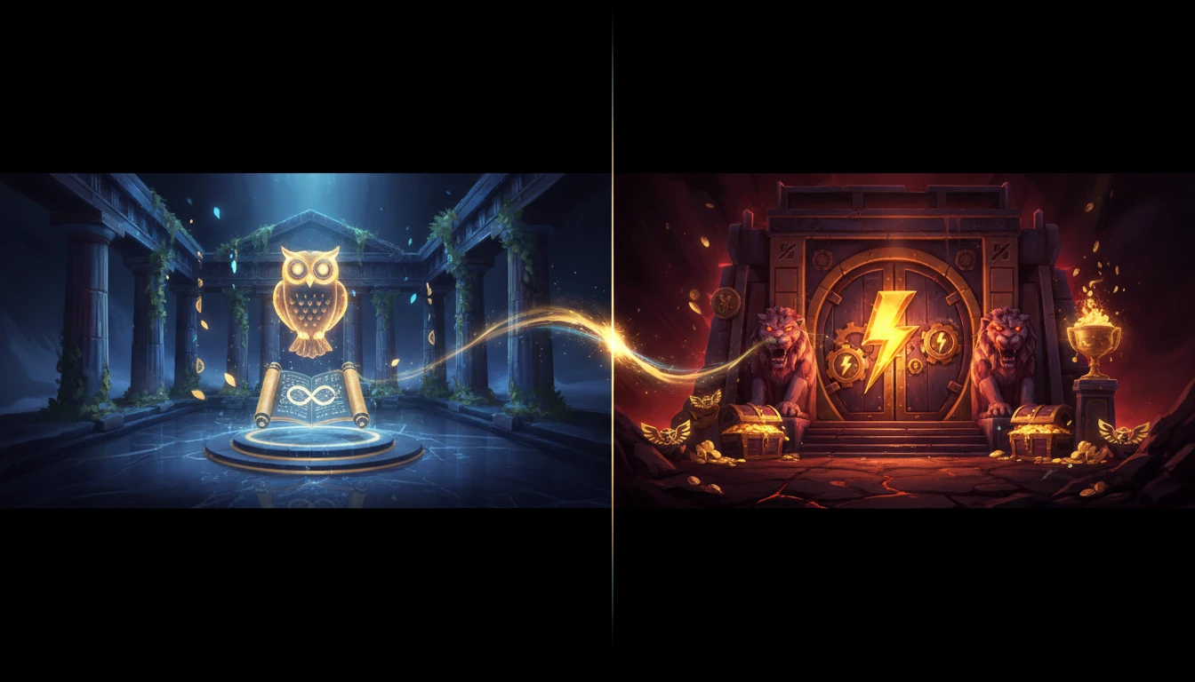 Concept split between demo practice and verified casino conditions for Supreme Zeus